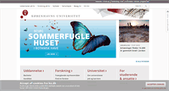 Desktop Screenshot of ku.dk