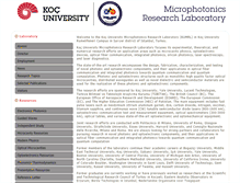 Tablet Screenshot of microphotonics.ku.edu.tr