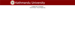 Desktop Screenshot of admission.ku.edu.np
