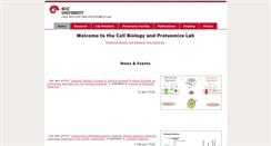 Desktop Screenshot of cell-proteomics.ku.edu.tr