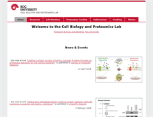 Tablet Screenshot of cell-proteomics.ku.edu.tr