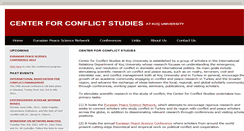 Desktop Screenshot of conflictstudiescenter.ku.edu.tr