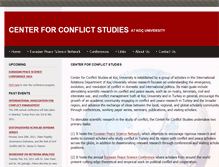 Tablet Screenshot of conflictstudiescenter.ku.edu.tr